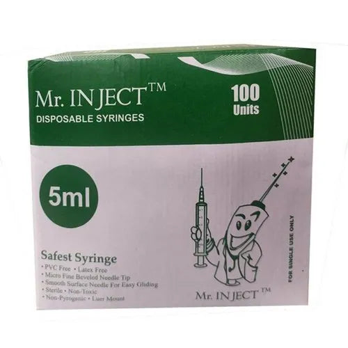5ml Mr. Inject Disposable Syringe